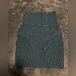 Babaton Charcoal Ribbed Sweater